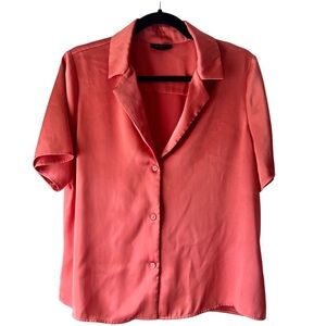 Halogen Women's Pink Button-Down Shirt